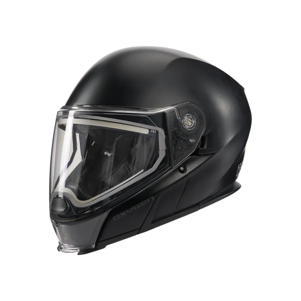 Oxygen Flow Heated Helmet with Electric Visor (DOT)