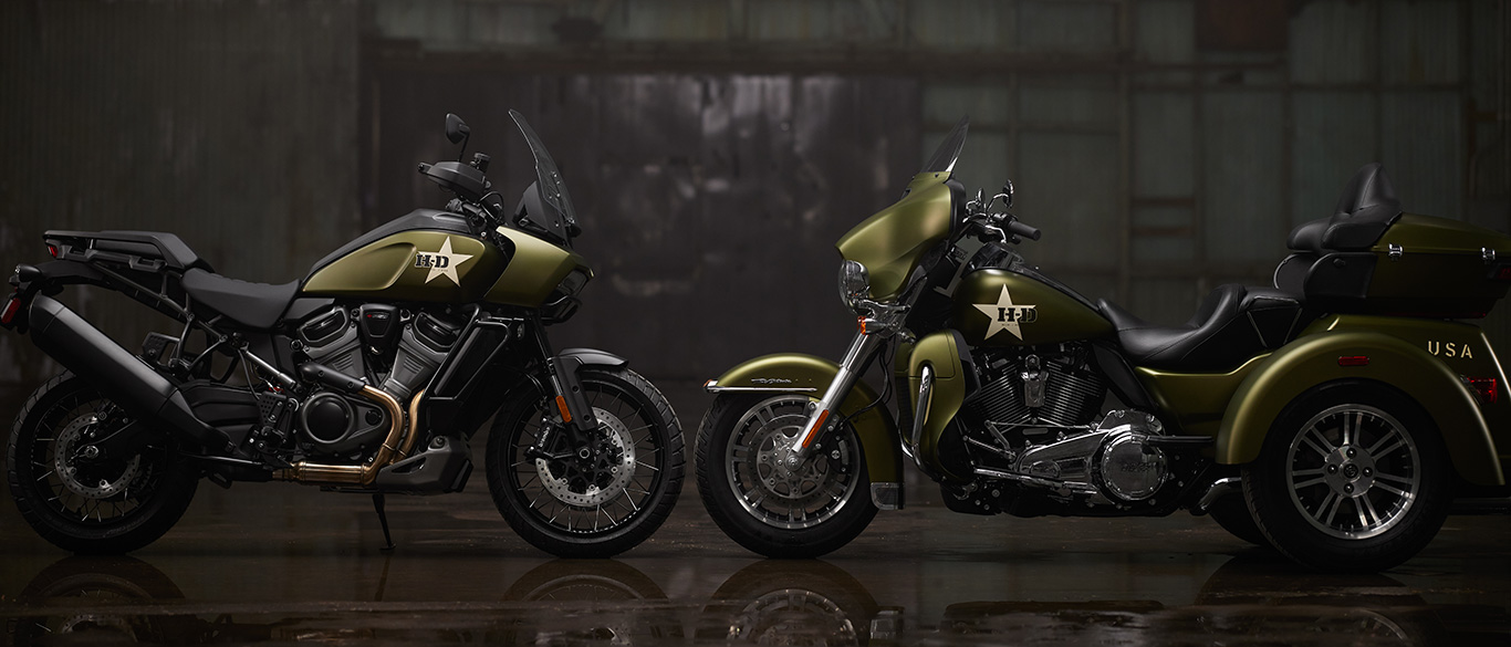 2022 Harley-Davidson Pan America 1250™ Special G.I. & TRI GLIDE® Ultra G.I.
